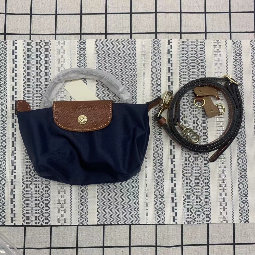 Longchamp Navy blue Mini Crossbody Bag